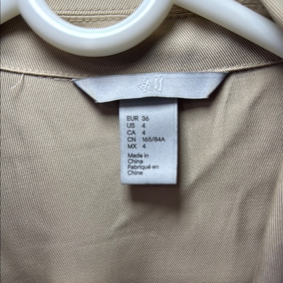 H&M Tan Blazer with Tie Waist - Picture 2 of 5